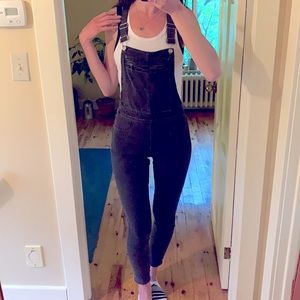 Acid Wash Black Denim Overalls 🖤